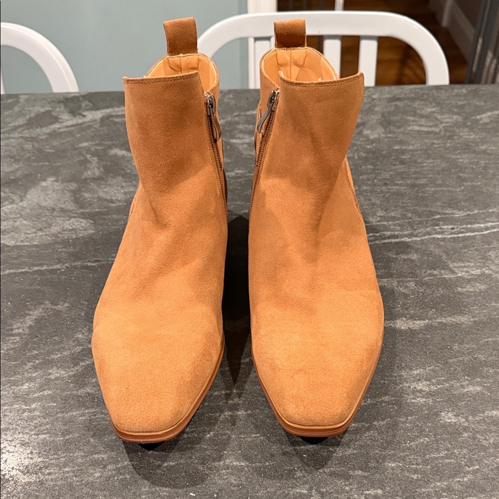 Men's Tan Suede Ankle Boots